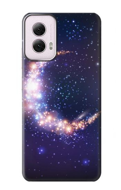 S3324 Crescent Moon Galaxy Case Cover Custodia per Motorola Moto G Power 5G (2024)