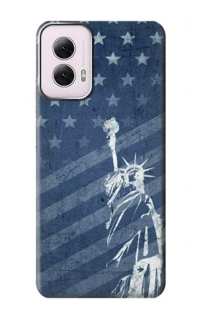 S3450 US Flag Liberty Statue Case Cover Custodia per Motorola Moto G Power 5G (2024)