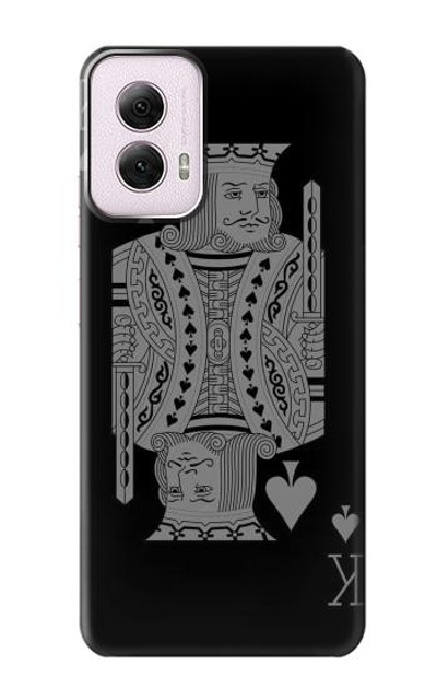 S3520 Black King Spade Case Cover Custodia per Motorola Moto G Power 5G (2024)