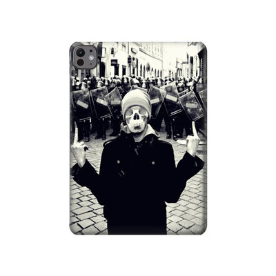 S1108 Skull Mask Man Protester Case Cover Custodia per iPad Pro 11 (2024)
