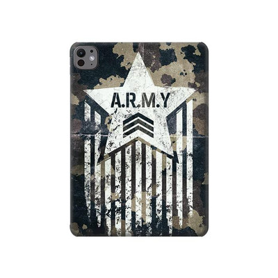 S3666 Army Camo Camouflage Case Cover Custodia per iPad Pro 11 (2024)