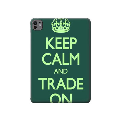 S3862 Keep Calm and Trade On Case Cover Custodia per iPad Pro 11 (2024)