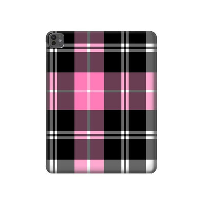 S3091 Pink Plaid Pattern Case Cover Custodia per iPad Pro 13 (2024)