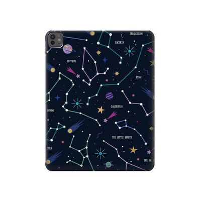 S3220 Star Map Zodiac Constellations Case Cover Custodia per iPad Pro 13 (2024)