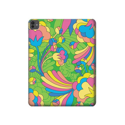 S3273 Flower Line Art Pattern Case Cover Custodia per iPad Pro 13 (2024)