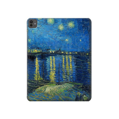 S3336 Van Gogh Starry Night Over the Rhone Case Cover Custodia per iPad Pro 13 (2024)