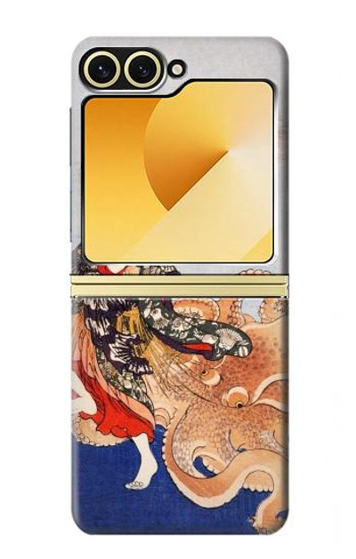 S2496 Japan Art Utagawa Kuniyoshi Tamatori Case Cover Custodia per Samsung Galaxy Z Flip 6, Flip 7 FE S2496 Japan Art Utagawa Kuniyoshi Tamatori Case Cover Custodia per Samsung Galaxy Z Flip 6, Flip 7 FE