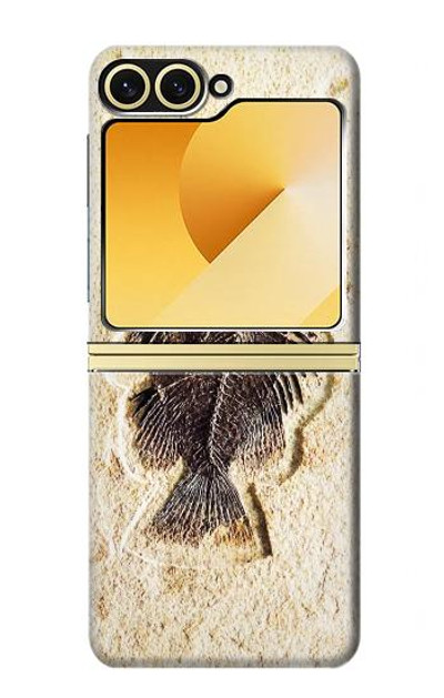 S2562 Fossil Fish Case Cover Custodia per Samsung Galaxy Z Flip 6, Flip 7 FE