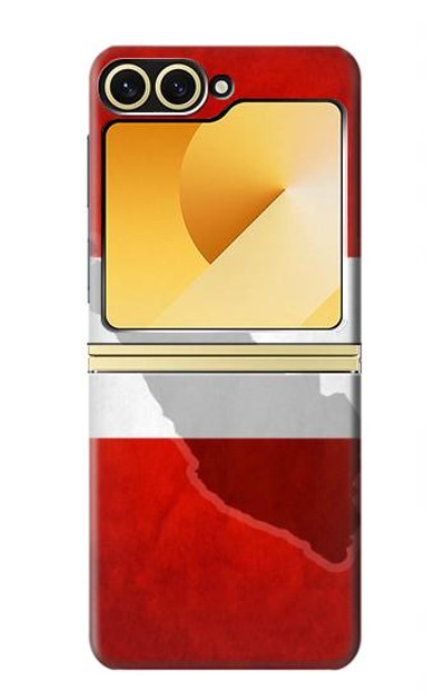 S3018 Peru Flag Case Cover Custodia per Samsung Galaxy Z Flip 6, Flip 7 FE