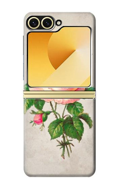 S3079 Vintage Pink Rose Case Cover Custodia per Samsung Galaxy Z Flip 6, Flip 7 FE