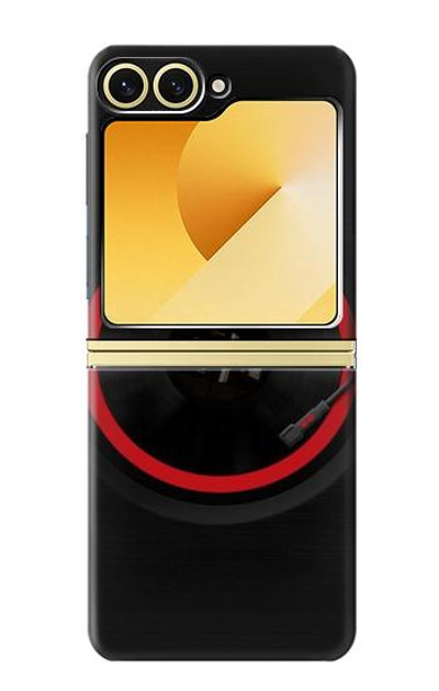 S3531 Spinning Record Player Case Cover Custodia per Samsung Galaxy Z Flip 6