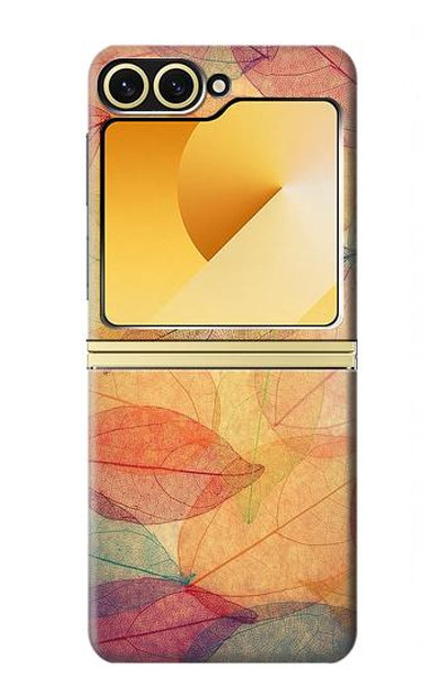 S3686 Fall Season Leaf Autumn Case Cover Custodia per Samsung Galaxy Z Flip 6, Flip 7 FE