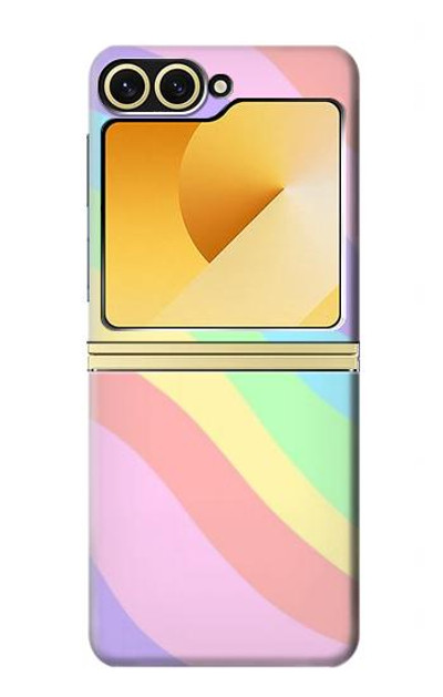 S3810 Pastel Unicorn Summer Wave Case Cover Custodia per Samsung Galaxy Z Flip 6, Flip 7 FE