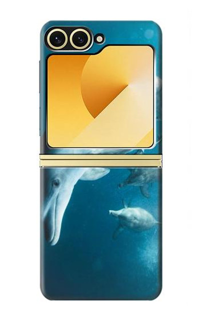 S3878 Dolphin Case Cover Custodia per Samsung Galaxy Z Flip 6, Flip 7 FE S3878 Dolphin Case Cover Custodia per Samsung Galaxy Z Flip 6, Flip 7 FE