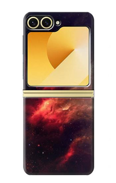 S3897 Red Nebula Space Case Cover Custodia per Samsung Galaxy Z Flip 6