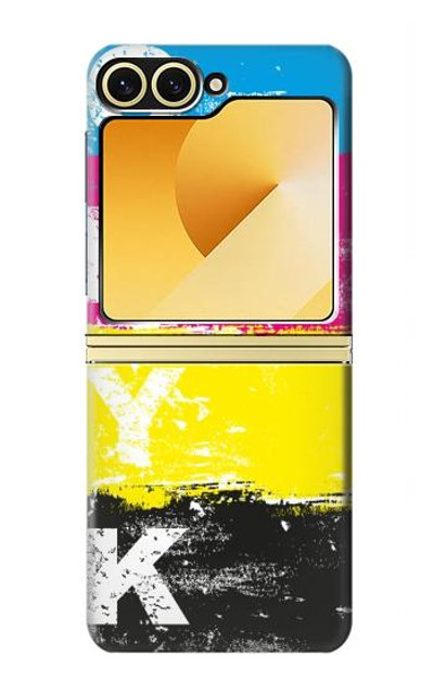 S3930 Cyan Magenta Yellow Key Case Cover Custodia per Samsung Galaxy Z Flip 6