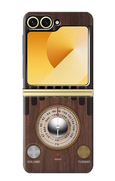 S3935 FM AM Radio Tuner Graphic Case Cover Custodia per Samsung Galaxy Z Flip 6