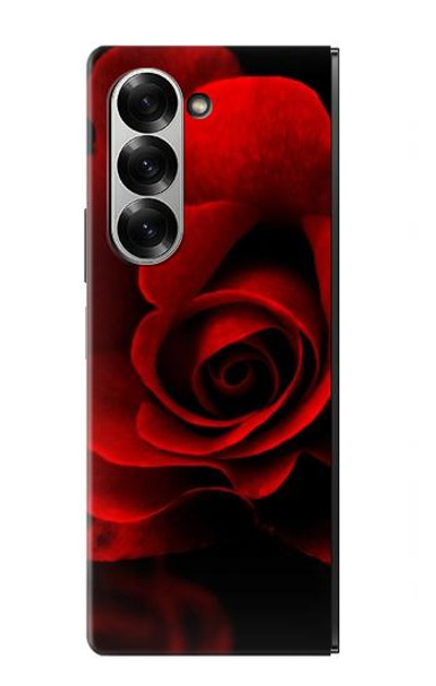 S2898 Red Rose Case Cover Custodia per Samsung Galaxy Z Fold 6