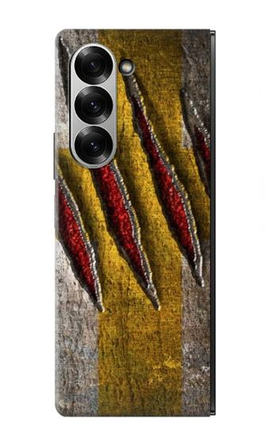 S3603 Wolverine Claw Slash Case Cover Custodia per Samsung Galaxy Z Fold 6