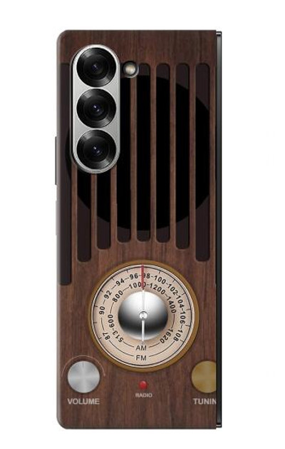 S3935 FM AM Radio Tuner Graphic Case Cover Custodia per Samsung Galaxy Z Fold 6