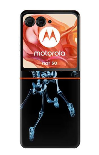 S1111 Soccer X-ray Case Cover Custodia per Motorola Razr 50