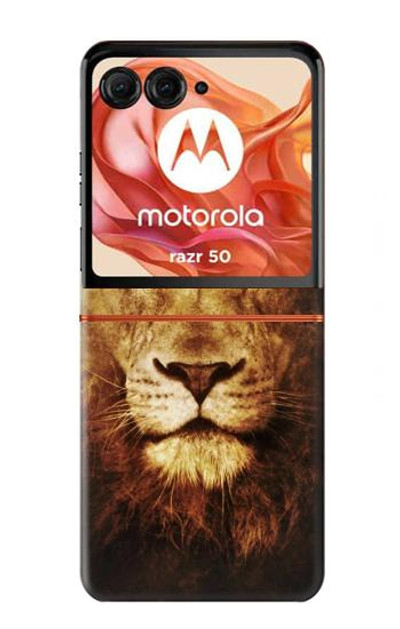 S3182 Lion Case Cover Custodia per Motorola Razr 50