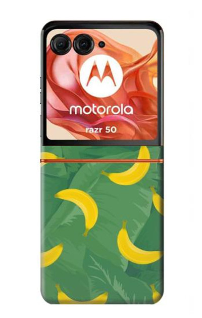 S3286 Banana Fruit Pattern Case Cover Custodia per Motorola Razr 50