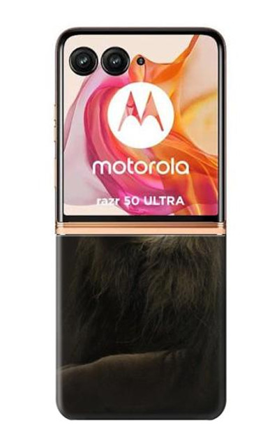 S0472 Lion Case Cover Custodia per Motorola Razr 50 Ultra