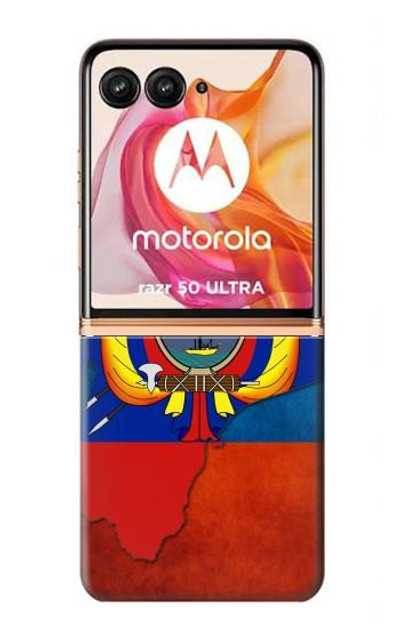 S3020 Ecuador Flag Case Cover Custodia per Motorola Razr 50 Ultra