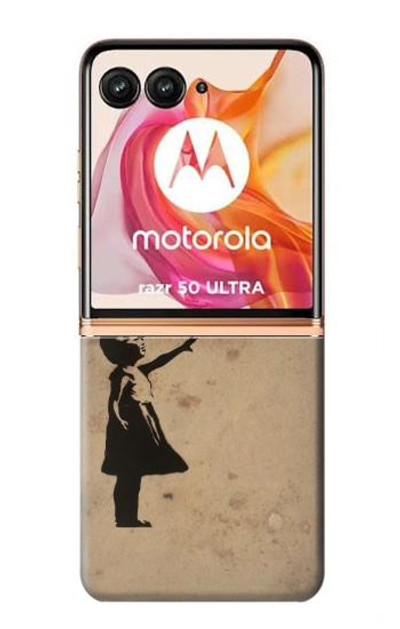 S3170 Girl Heart Out of Reach Case Cover Custodia per Motorola Razr 50 Ultra