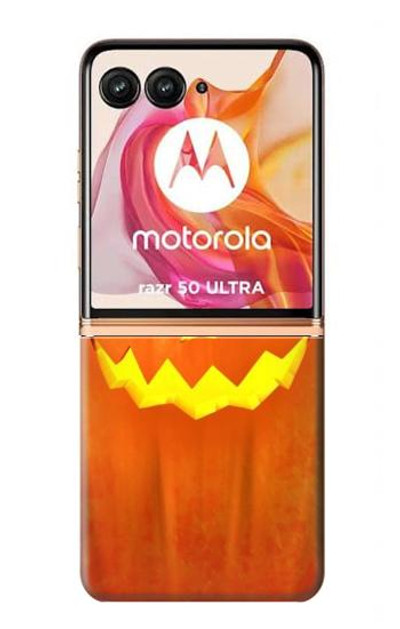 S3828 Pumpkin Halloween Case Cover Custodia per Motorola Razr 50 Ultra