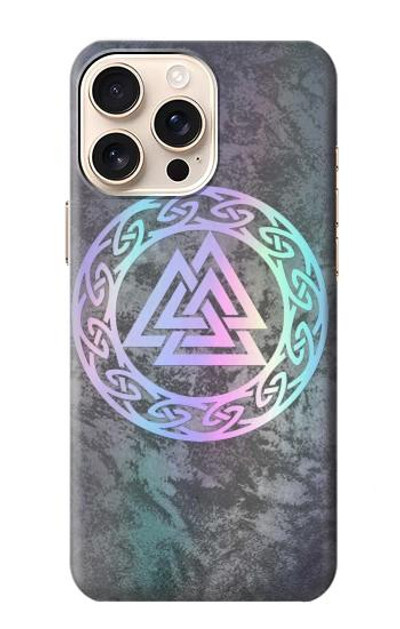 S3833 Valknut Odin Wotans Knot Hrungnir Heart Case Cover Custodia per iPhone 16 pro