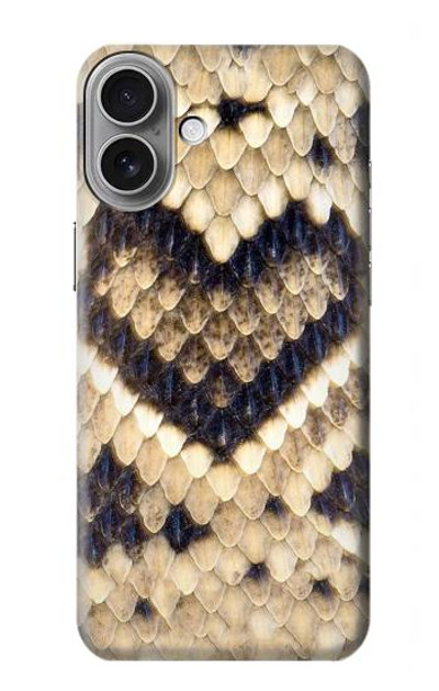 S3417 Diamond Rattle Snake Graphic Print Case Cover Custodia per iPhone 16 plus