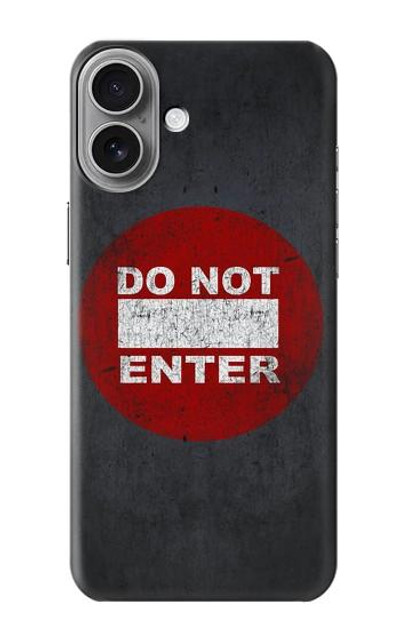 S3683 Do Not Enter Case Cover Custodia per iPhone 16 plus