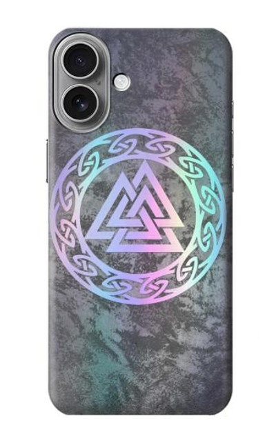 S3833 Valknut Odin Wotans Knot Hrungnir Heart Case Cover Custodia per iPhone 16 plus