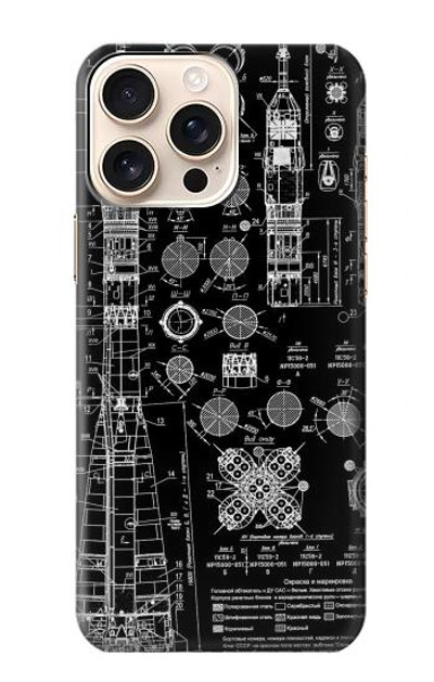 S3436 Apollo Blue Print Case Cover Custodia per iPhone 16 pro max