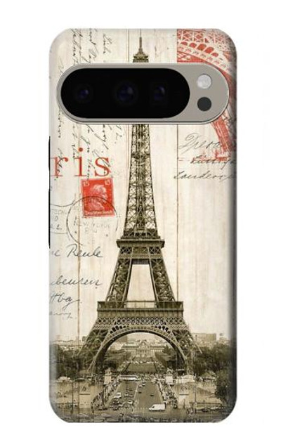 S2108 Eiffel Tower Paris Postcard Case Cover Custodia per Google Pixel 9 Pro