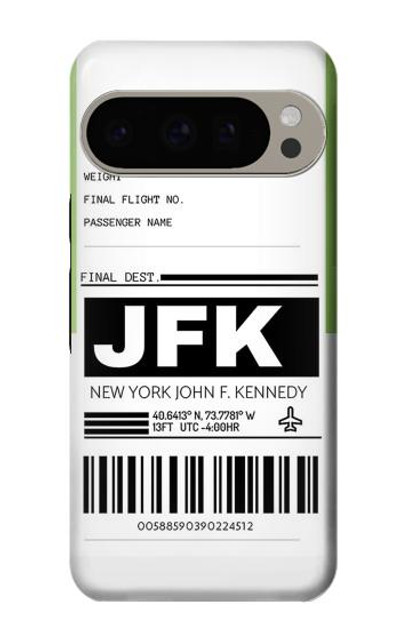 S3664 Airline Travel Luggage Label Case Cover Custodia per Google Pixel 9 Pro