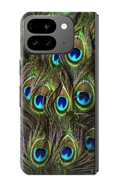 S1965 Peacock Feather Case Cover Custodia per Google Pixel 9 Pro Fold