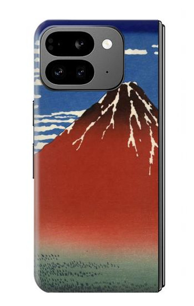 S2390 Katsushika Hokusai Red Fuji Case Cover Custodia per Google Pixel 9 Pro Fold