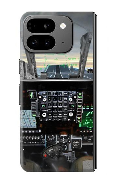 S2435 Fighter Jet Aircraft Cockpit Case Cover Custodia per Google Pixel 9 Pro Fold