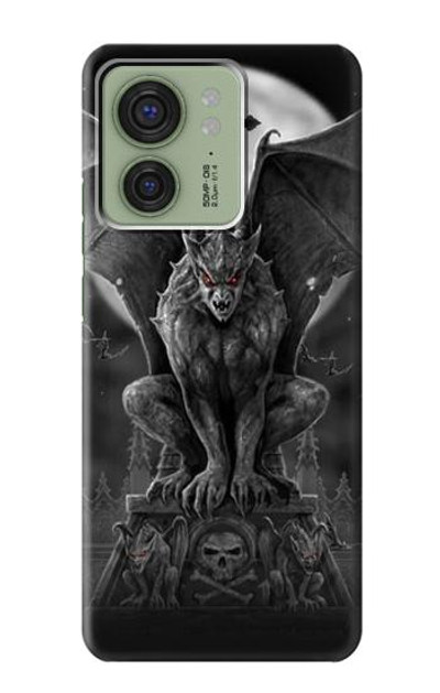 S0850 Gargoyle Devil Demon Case Cover Custodia per Motorola Edge (2023), Edge 40