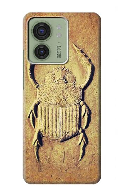 S2401 Egyptian Scarab Beetle Graphic Printed Case Cover Custodia per Motorola Edge (2023), Edge 40