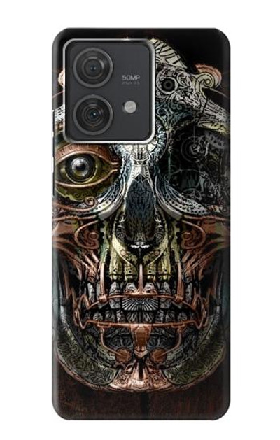 S1685 Steampunk Skull Head Case Cover Custodia per Motorola Edge 40 Neo