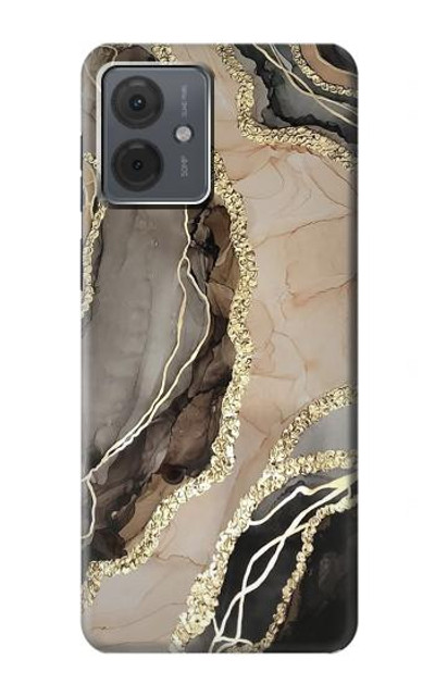 S3700 Marble Gold Graphic Printed Case Cover Custodia per Motorola Moto G14