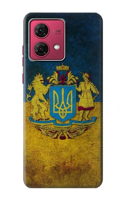 S3858 Ukraine Vintage Flag Case Cover Custodia per Motorola Moto G84
