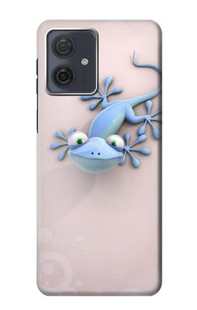 S1631 Funny Gecko Lizard Case Cover Custodia per Motorola Moto G54
