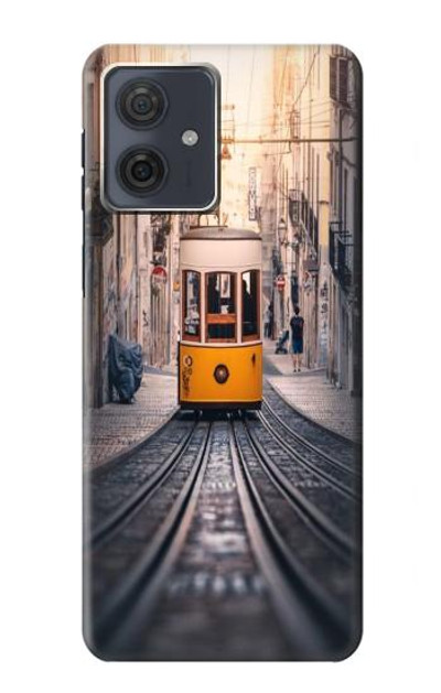 S3867 Trams in Lisbon Case Cover Custodia per Motorola Moto G54