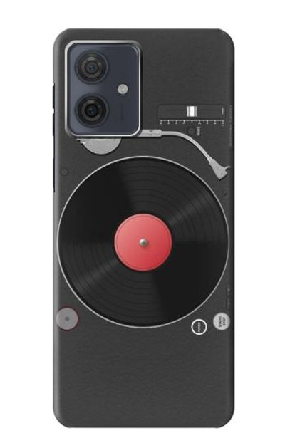 S3952 Turntable Vinyl Record Player Graphic Case Cover Custodia per Motorola Moto G54