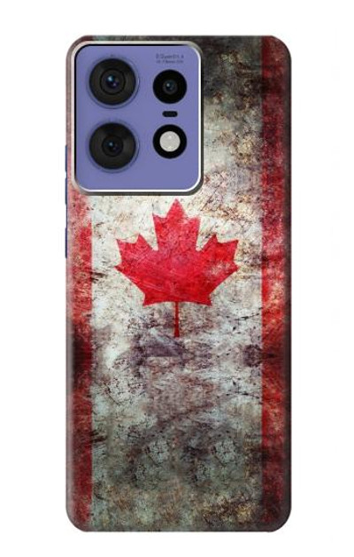 S2490 Canada Maple Leaf Flag Texture Case Cover Custodia per Motorola Edge 50 Pro